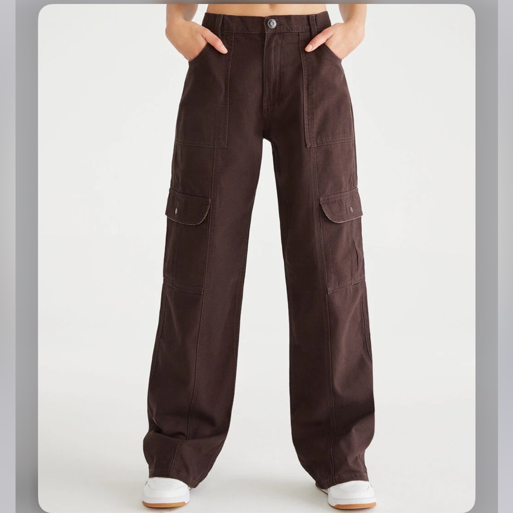 Aeropostale Women’s Mid-Rise Utility Cargo Pants Size Small